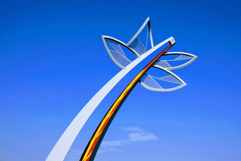 Metal architecture monument in Spijkenisse by Olena Tselykh