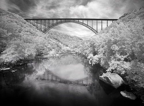 Landscape with a bridge over the New River Gorge