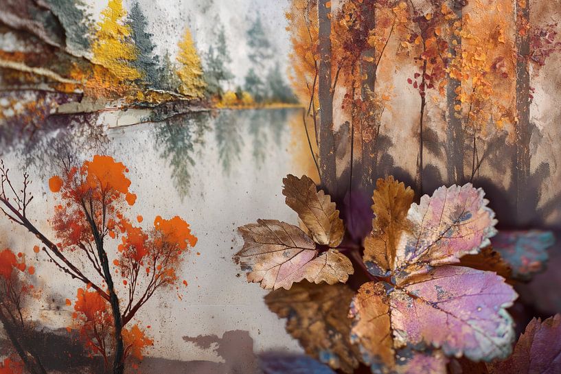 picturesque abstract autumn by Egon Zitter