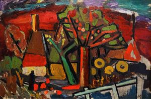 Landschaft bei Bennekom, Herman Justus Kruyder, 1925
