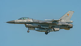 Belgische luchtmacht General Dynamics F-16 Fighting Falcon.