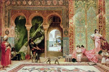 Benjamin Jean Joseph Constant,Een koninklijk paleis in Marokko