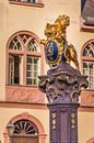 Marktbrunnen vor altem Rathaus, Wiesbaden van Christian Müringer thumbnail