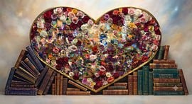 Books with a Heart by Tine Rojek