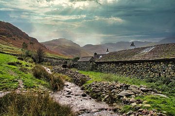 Langdale Valley Cumbria - farm by Hans Janssen