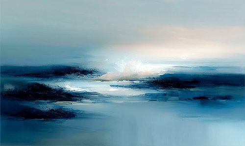 Ondes de lumière sur la côte