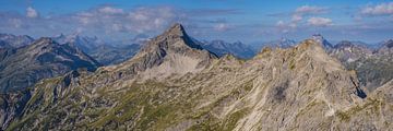 Panorama from Heilbronner Weg to Biberkopf by Walter G. Allgöwer