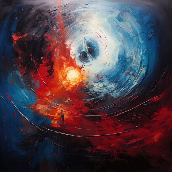 Bizarre Abstract surreal background of colours and shapes by Art Bizarre