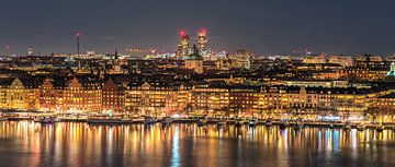 Stockholm by night ,Kungsholmen van Marc Hollenberg