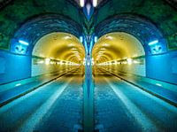 Hamburg: two tubes of the old Elbe Tunnel # 2
