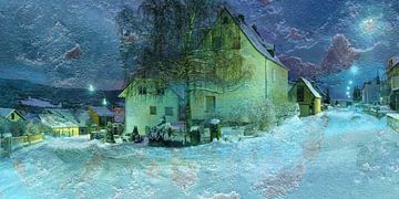Winternachtblauw van Ronnie Reul