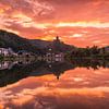 Sunset in Cochem van Ilya Korzelius