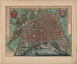 Amsterdam, Stadtplan Joan Blaeu 1652 von Atelier Liesjes Miniaturansicht