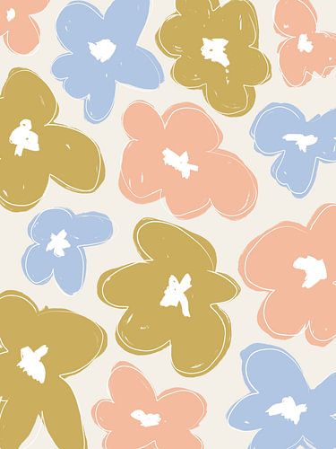 Motif de fleurs de printemps