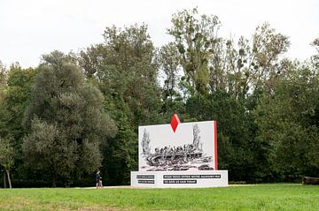 Corny-sur-Moselle France gedenkteken van Richard Wareham