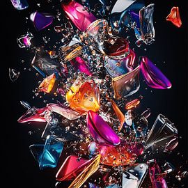 Dark stone explosion by CanvasbyCaro