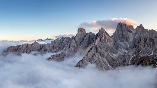 Cima Cadini mountain group in South Tyrol - Dolomites by Dieter Meyrl