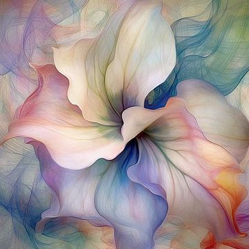 Abstracte bloem van Bert Nijholt
