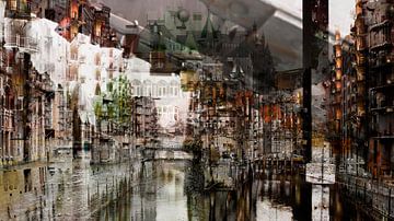 Kasteel Elbe in de Speicherstadt van Karsten Jordan