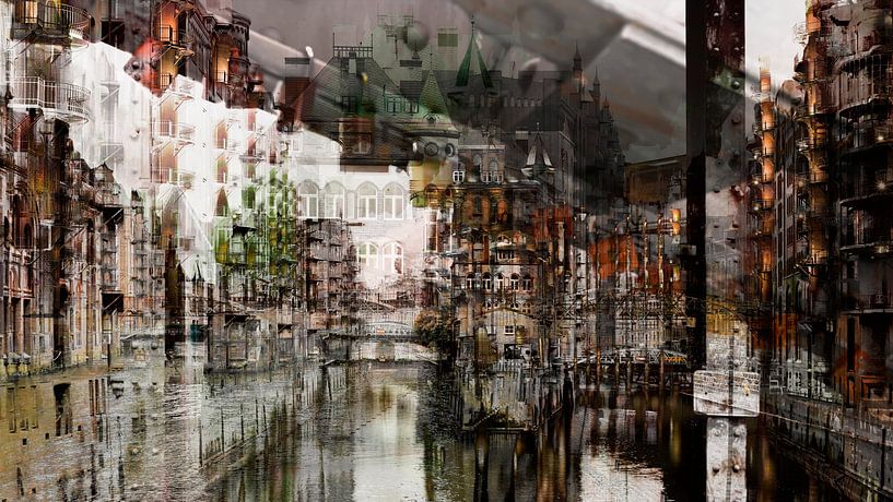 Elbe Castle in the Speicherstadt by Karsten Jordan
