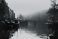 Prinsengracht in de mist /  Amsterdam  van Marianna Pobedimova thumbnail
