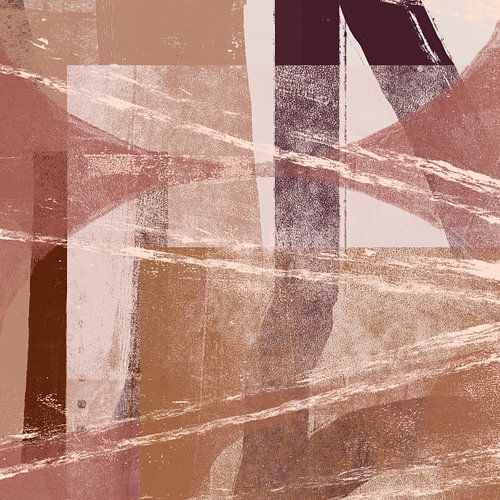 Raw Romance. Moderne abstracte kunst in warme kleuren nr.9