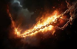 Burning chains