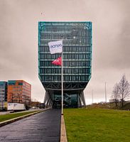 Kantoor gebouw van glas