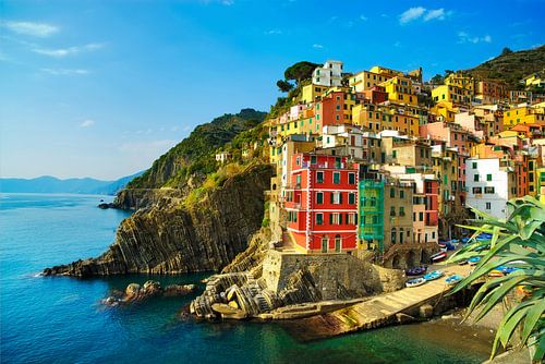Riomaggiore dorpsgezicht, Cinque Terre