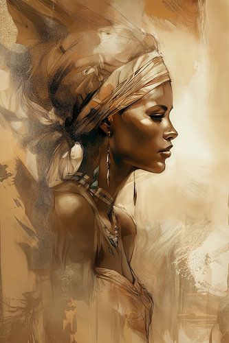 African art - woman