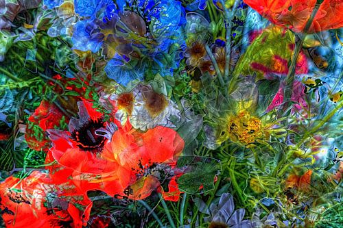 impression de fleurs sauvages