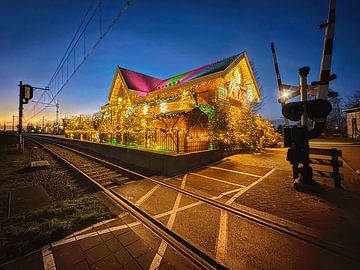 Bahnhof Weihnachten von Dennis Donders