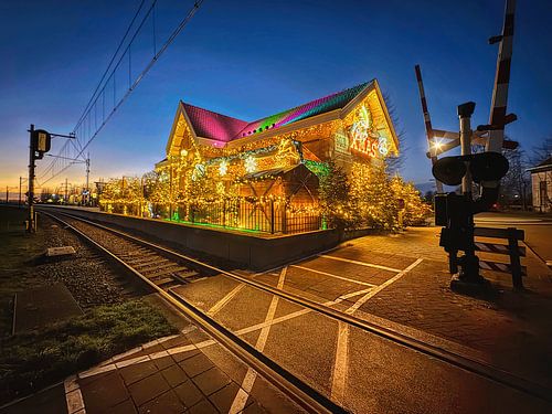 Bahnhof Weihnachten von Dennis Donders