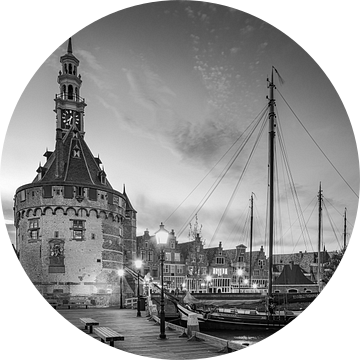 De haven van Hoorn in Zwart-Wit van Henk Meijer Photography