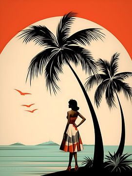Palm tree Pin Up III by Gypsy Galleria