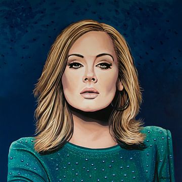 Adele Painting 3 sur Paul Meijering