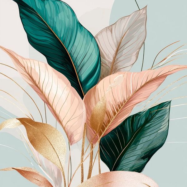 Botanische Eleganz von Poster Art Shop