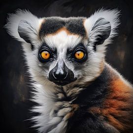 Portrait d'animal | Regard de lémurien