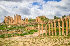 Jerash in Jordan by Antwan Janssen