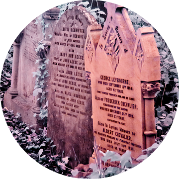 Beroemdheden op de begraafplaats, Londen van Helga Novelli