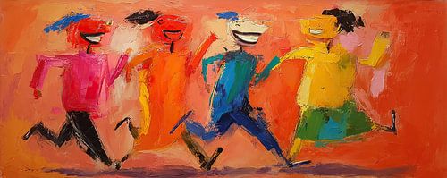 Cheerful people | Happy Feet by ARTEO Paintings