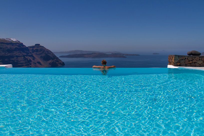 Santorini Infinity Pool I von Erwin Blekkenhorst