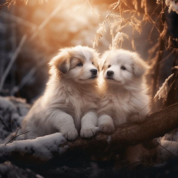 Puppy Fun: Snow Fun with Two Winter Adventurers by Karina Brouwer