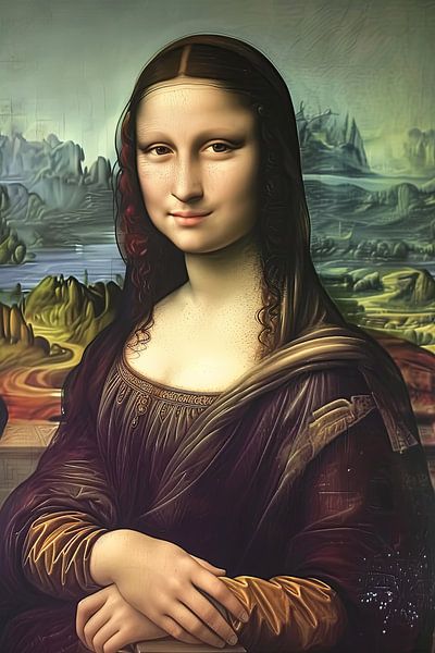 Mona Lisa smile by Egon Zitter