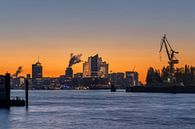 Sunrise over Hamburg, Germany by Alexander Ludwig thumbnail