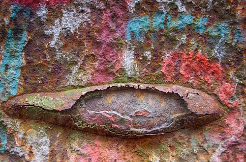 Kleurrijk roest, Landschaftspark Duisburg-Nord Duitsland