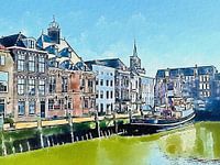 Port of Maassluis with the Furie