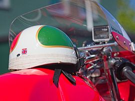 Davida Pothelm in den Farben der italienischen Flagge von Rob Boon