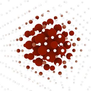 Kugelmatrix Rot