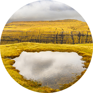 Landschap op het Faeröerse eiland Streymoy